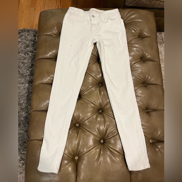 LEVI STRAUSS 535 WHITE JEANS - Picture 1 of 5